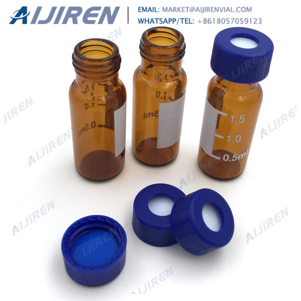 <h3>500PCS 2ml Sample Vials+Pre-slit Caps 9-425 Screw Top Amber Glass</h3>
